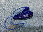 0040000000494 Tng Ocarina Dual Chamber Ceramic Blue With Bag