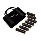 0990702049 Fender Blues Deville Harmonica Set 7-pk Case Keys Of C G A D F E And Bb 885978523054