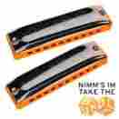 10319 Seydel Set Of 9 Session Steel Harmonicas And Softcase