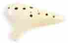 12-hole Ocar-white Unbranded Premium White Alto C Fine-crafted Ocarina Flute