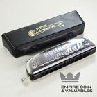 255-c Hohner Harmonica Chrometta Key Of Major With Case