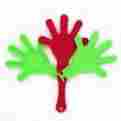 Zj-001 3.5-inch Michley Plastic Hand Clappers Pack Of 10 603589687664