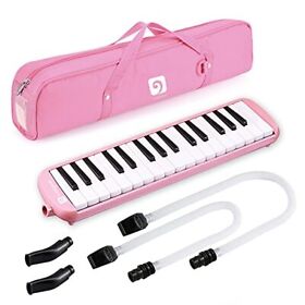 32 Key Melodica Musical Instrument Air Piano Keyboard Melodicas With Carrying Bag