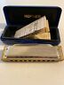 532-20-a Hohner Blues Harp Diatonic Harmonica Holes Reeds Wooden Comb Key