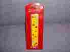 5f603c3 Fao Schwarz 5 Wood Harmonica Yellow W Multi-colored Stars New In Package
