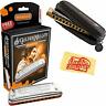 660845719613 Hohner Accordions Golden Melody Harmonica Key Bundle With