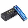 667673892556 East Top Blues Harmonica Key Of Holes Tones