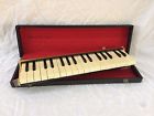 678448 La Clavietta Vintage Italian Melodica Wind Instrument Pianica W Case Made Italy