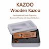 6915831732386 Unbranded Wooden Kazoo Adult Kid Musical Instruments With