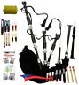 7426983752140 Mft Scottish Great Highland Bagpipe Black Finish Silver