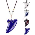 753210466226 Lms Hole Ceramic Strawfire Mini Ocarina Legend Of