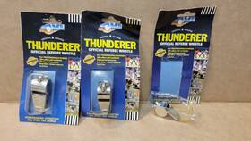 Acme 717668115952 Lot Of 3 Thunderer Referee Whistle 59.5 58.5 And 60.5 New Sealed