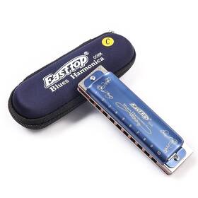 T008 Adiya 770523544434 Blues Harmonica C Key Diatonic Harp Tone Organ 10 Hole 20