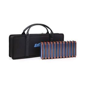 T008k Adiya 12key Diatonic Blues Harmonica 10-hole Set 12 Keys For Ad
