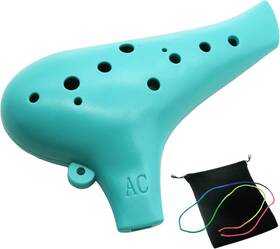 Aestivate 726084958791 Plastic Ocarina Instrument 12 Hole Alto C 12-hole Eas