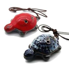 Aestivate 782910173264 6 Hole Ocarina Turtle Shaped Alto C Ceramic Ocarinas Instrument Key