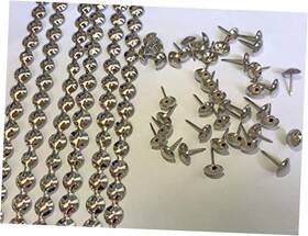 Dx0511ab-s6m Asiahan Metal Co Ltd Upholstery Nails/tacks Trim 10 Pcs Of 1.1 Yards Long Strips Can Cover 11