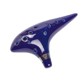 Awef 732240716532 Inch Ocean Notes 12 Hole Sweet Potato Ocarina Graceful Shape Pottery In