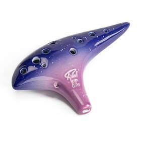 Awef 732240717089 Inch Ocean Notes 12 Hole Sweet Potato Ocarina Graceful Shape Pottery In