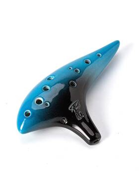 Awef 732240717164 Inch Ocean Notes 12 Hole Sweet Potato Ocarina Graceful Shape Pottery In