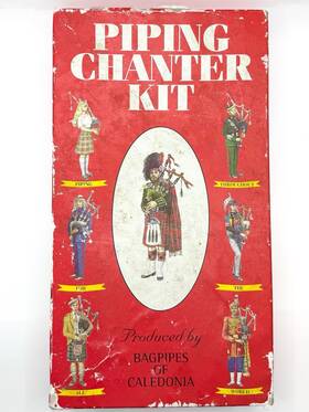 32140 Bagpipes Of Caledonia Piping Chanter Kit Scotland Beautiful Wood New Open Box