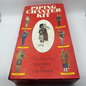 Bagpipes Of Caledonia Boc-2 Piping Chanter Kit 1998 Wood Cassette Book