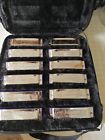 Bk-520-set Johnson Blues King Full Harmonica Set With Case Harp