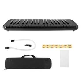 Bnineteenteam 038626419304 Melodica 37 Key Melodicas Piano Blowpipe Musical Instrument Black