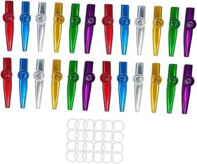 7802791197731340 Brand Jwqfbc 24x Kazoos Flute Musical Instruments For Kids Adults Gift 12.2x1.8cm