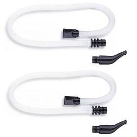 Branded Jly1703 2 Sets Melodica Mouthpieces Tube Set 21 Inch / 53cm Long Flexible Plastic Pi