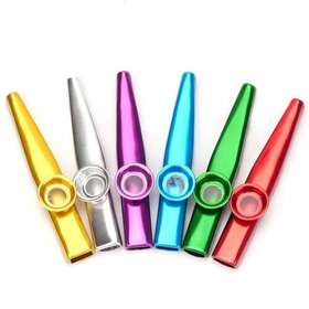 Btop 709930561413 6 Colors Kazoo Musical Instruments Aluminum Alloy Sets With Membrane