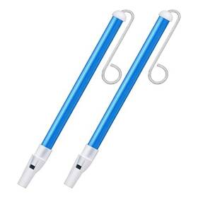 Caoxiaoxuyao Huadi001 2 Pcs Slide Whistle Toy Musical Sibling Fun School Blue