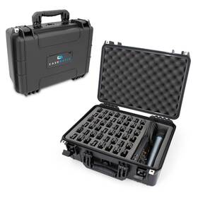Casematix Rmr18pro-clps-harms-custom Harmonica Storage Case Holds 48 Harmonicas With Accessory