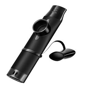 Ka01 Chehery Kazoo - Professional Metal Musical Instrument With 5 Extra Membranes Black