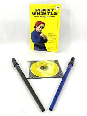 Clarke 028375115112 Bill Ochs Penny Whistle For Beginners Book With Cd And 2 Clarkes Whistles