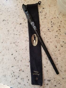 Clarke 774121101480 Sweetone Tinwhistle Black Key D Velvet Case Happy Whistling