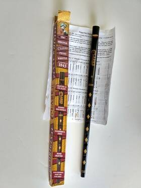 Mb944341x Clarke Pennywhistle In Key Of C Penny Whistle Irish Renaissance Wood Tin Nos