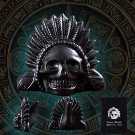 Cobb070 Cobakuey Authentic Aztec Death Whistle Up To 125 Decibels Screams Creepy Human Black