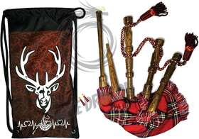 3513-bbp Dragon Mini Toy Baby Kids Junior Bagpipe Sheesham Wood With Instruction Sheet Free 2 Reeds