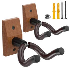 Gw-dul01 Dulphee Guitar Wall Mount Solid Wood Hangers Ukulele Holder V-shaped Ho