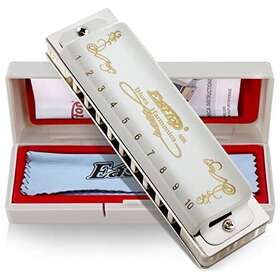 East Top 611029295195 Diatonic Blues Harmonica Key Of C 10 Holes Harp Mouth Organ H