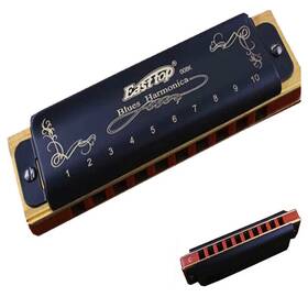East Top 614134100538 Eastop Blues Harmonica 008k - Key Of Bb