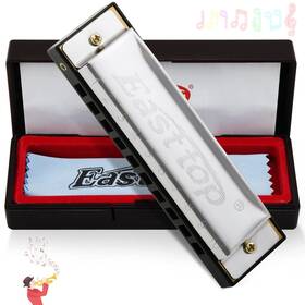 East Top 726312272903 Harmonica C Key Blues For Beginners And Adults Kids Teenagers