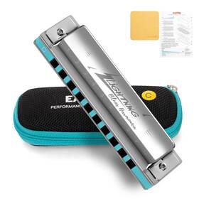 East Top 739804232996 Harmonica Advanced Blues Key Of C 10 Holes Harp Mouth Organ