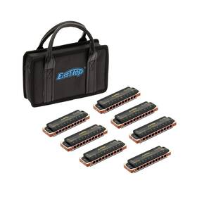 7539578339 East Top Harmonica Set Of 7 10 Holes Diatonic Blues Harp Mouth Organ