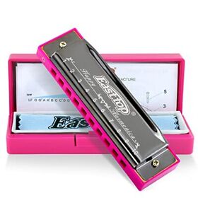 East Top Blues Harmonica For Kids Diatonic 10 Holes C Key Happy