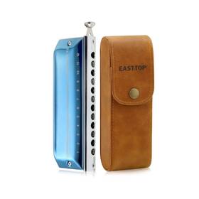 Eap-12-bl East Top Chromatic Harmonica 12-hole 48-tone Key Of C Abs Comb Phosphor Br