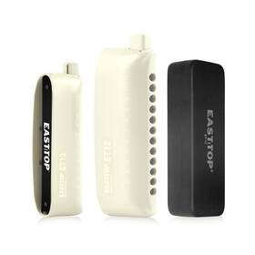 Et12-ivory-db East Top Et12 Chromatic Harmonica In Db For Adults And Professionals With Uni