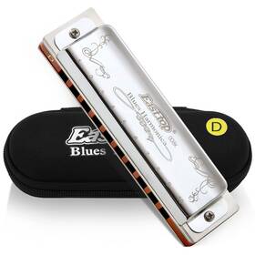 T008k-sr-d East Top Diatonic Harmonica Key Of D 10 Holes 20 Tones 008k Blues Mouth Organ