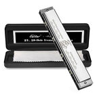 Eastar 24 Holes Harmonica Admiral Performance Competition C Key Tremolo Silver